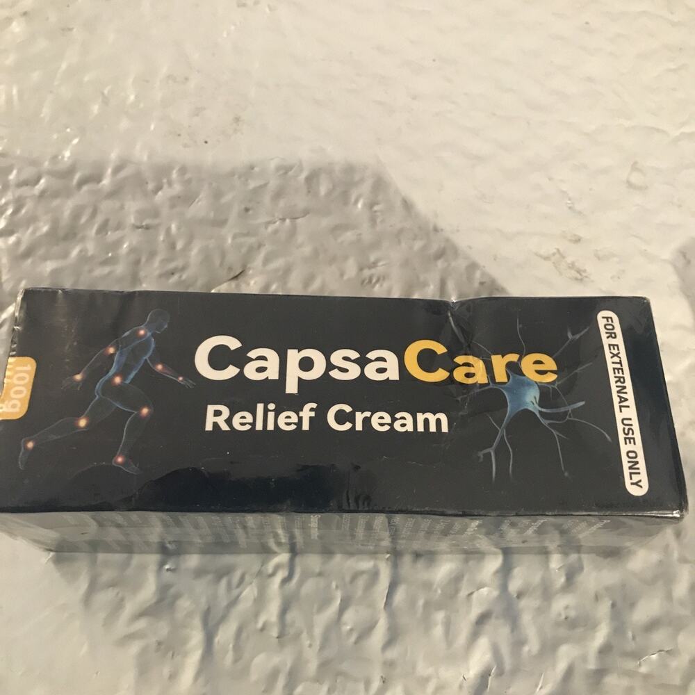 CapsaCare Pain Relief Cream For Nerves/Joints/Muscles 100% Authentic